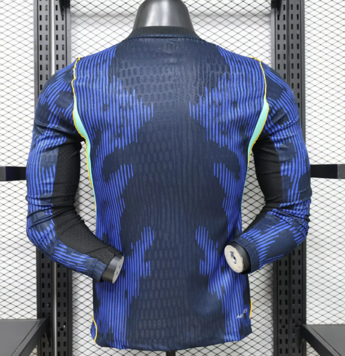 Brazil 2026 World Cup Away Player Long Sleeve Man Jersey