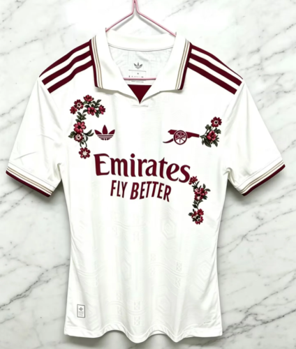 Arsenal Third Man Jersey 25/26 | Handcrafted Floral Embroidery