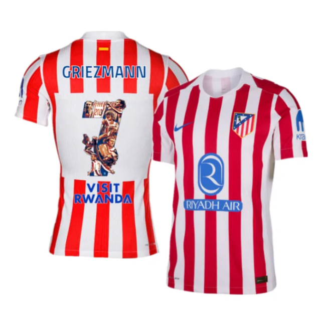 Atletico Madrid Home GRIEZMANN Special Edition Player Jersey 25/26