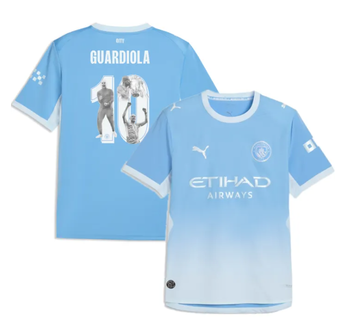 Manchester City GUARDIOLA Special Edition Player Men Jersey 26/27