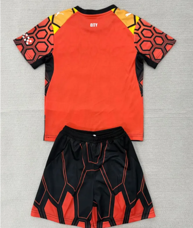 Manchester City Home Goalkeeper Kids Suit 26/27