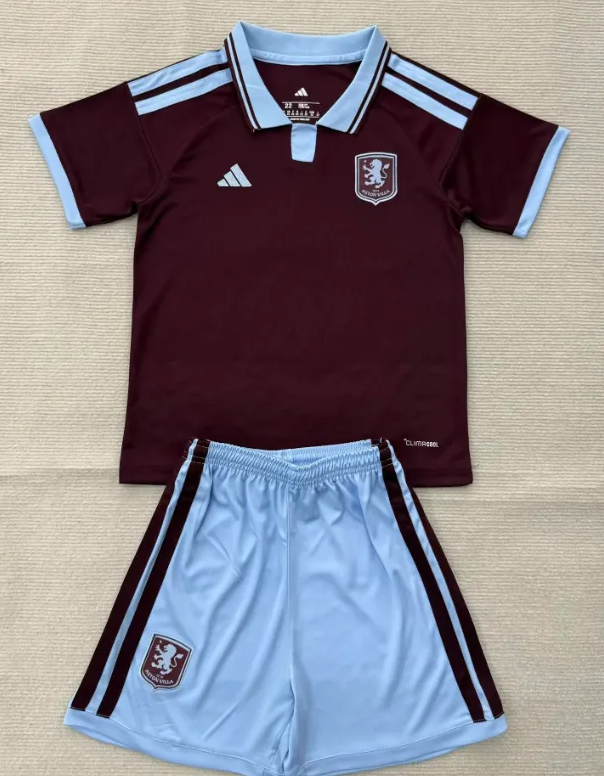 Aston Villa Man Home Kids Suit 26/27