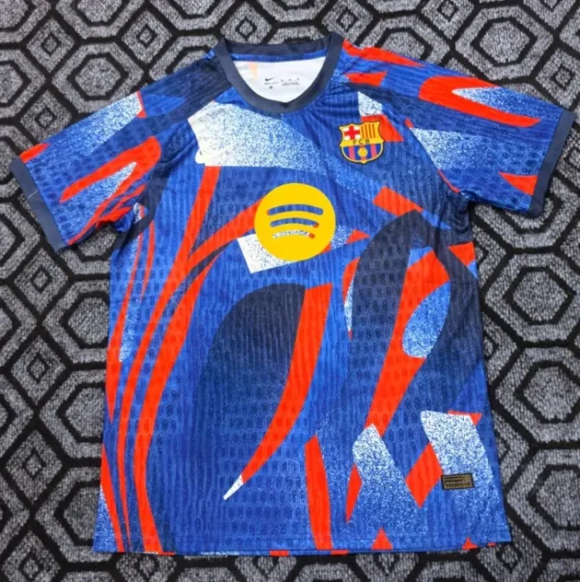 Barcelona Special Edition Abstract Brushstroke Men Jersey 26/27