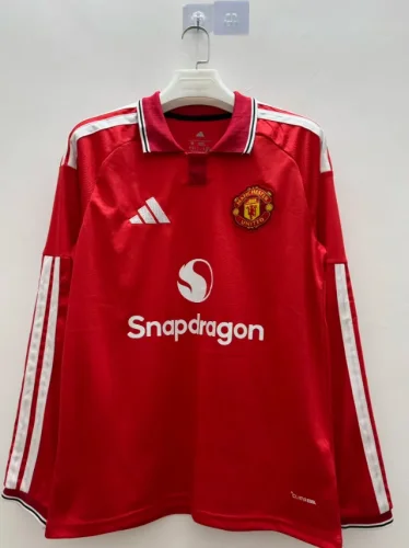 Manchester United Man Home Long Sleeve Jersey 26/27