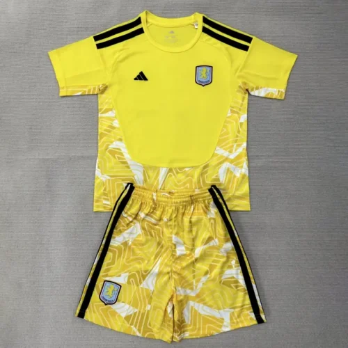 Aston Villa Man Yellow Goalkeeper Men Jersey Suit 26/27
