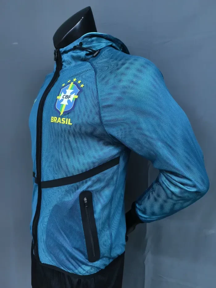 Brazil Training Anthem Blue Jacket 2026