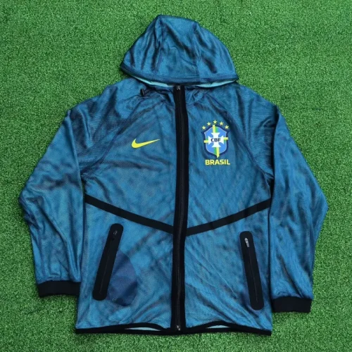 Brazil Training Anthem Blue Jacket 2026