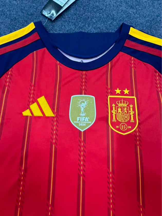 Spain 2026 World Cup Home Man Jersey (2 stars)