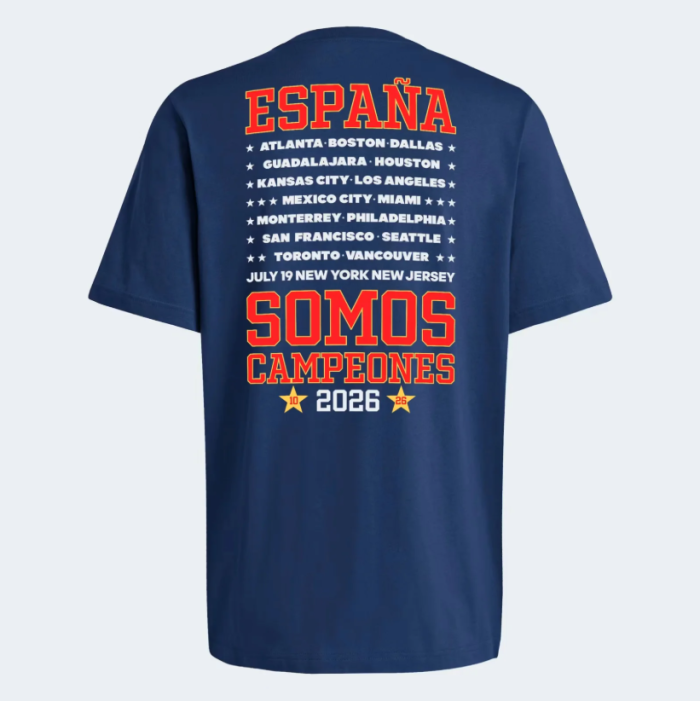 España Campeones 2026 World Cup Victory Commemorative T Shirt