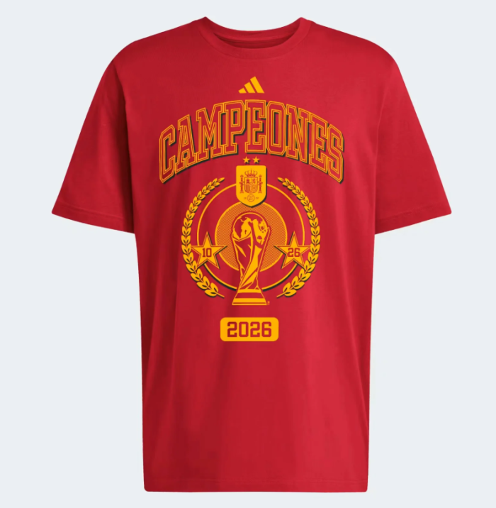 España Campeones 2026 World Cup Victory Commemorative T Shirt