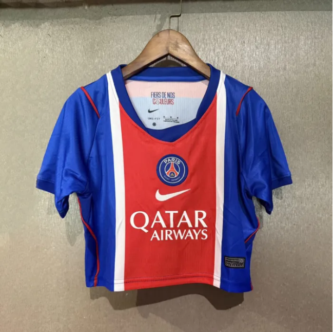 PSG Home Woman Cropped Jersey