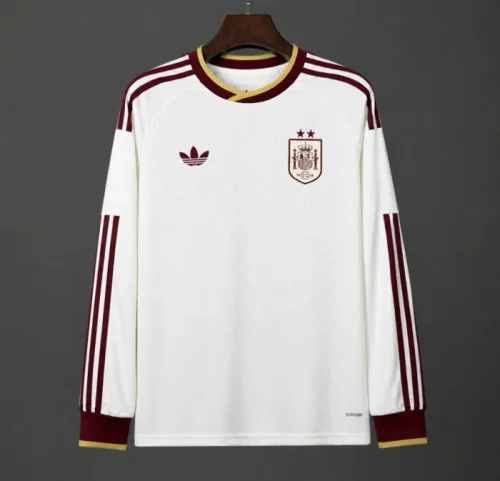 Spain 2026 World Cup Away Long Sleeve Man Jersey(2 stars)