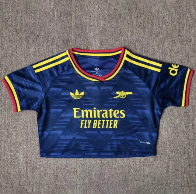 Arsenal Away Woman Cropped Jersey