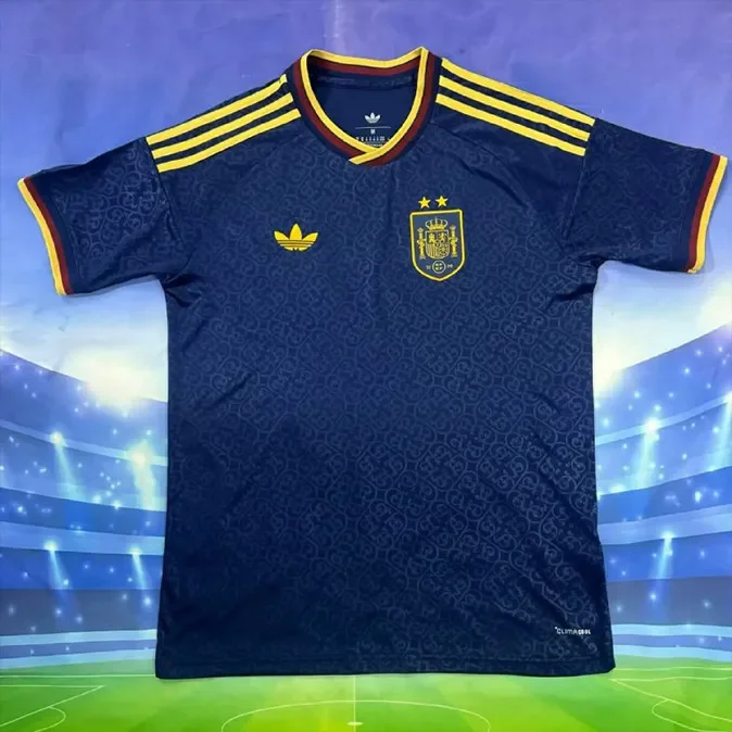 Spain 2026 Cyan Special Edition 2 Stars Man Jersey