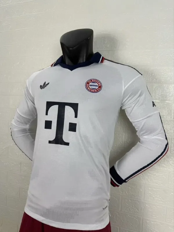Bayern Munich Away Player Long Sleeve Man Jersey 26/27