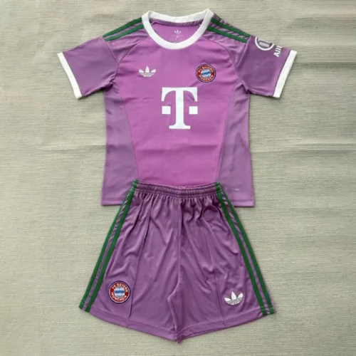 Bayern Munich Away Goalkeeper Kids Suit 26/27