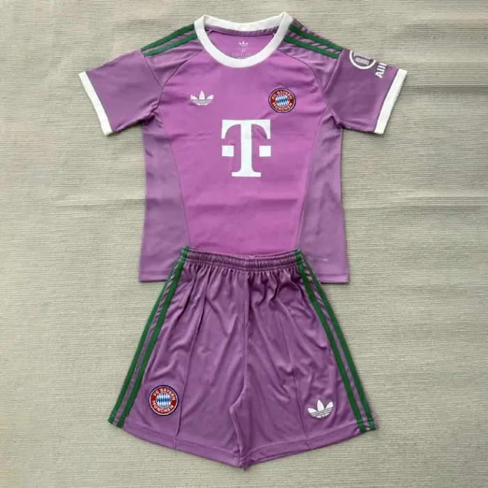 Bayern Munich Away Goalkeeper Kids Suit 26/27