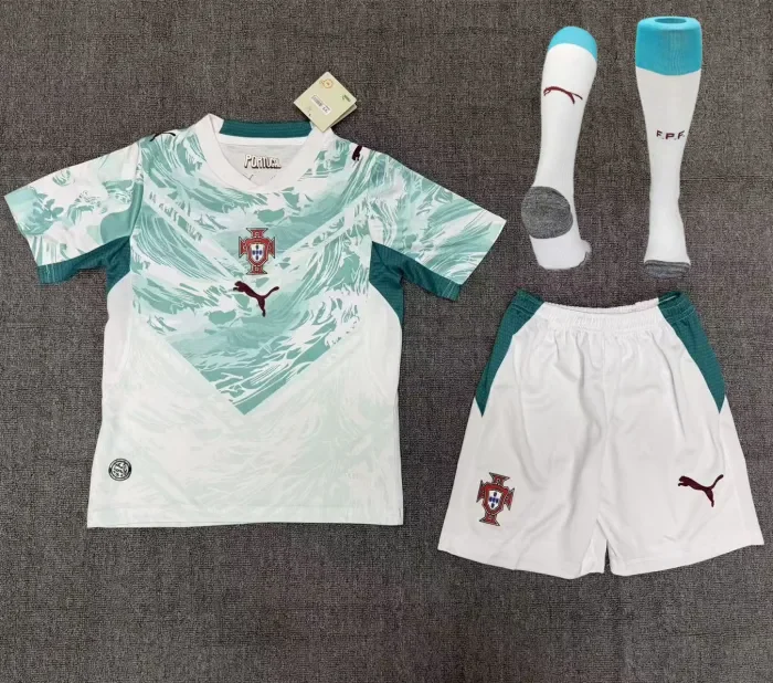 Portugal 2026 World Cup Away Kids Suit & Socks