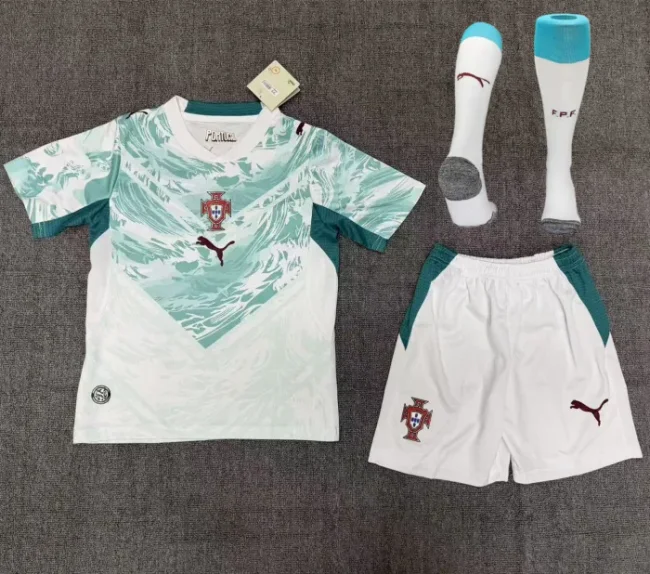 Portugal 2026 World Cup Away Kids Suit & Socks