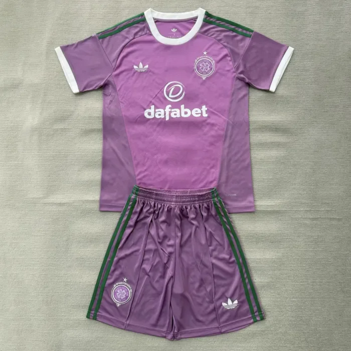 Celtic Away Goalkeeper Kids Suit 26/27