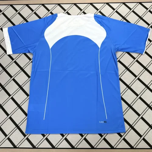 Total 90 Light Blue Retro-style soccer jersey