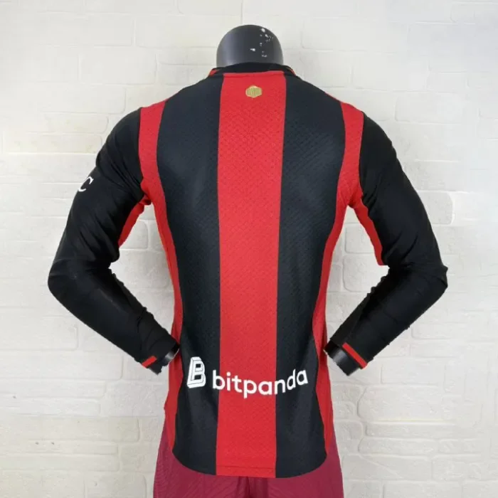 AC Milan Home Men Long Sleeve Player Jersey 26/27