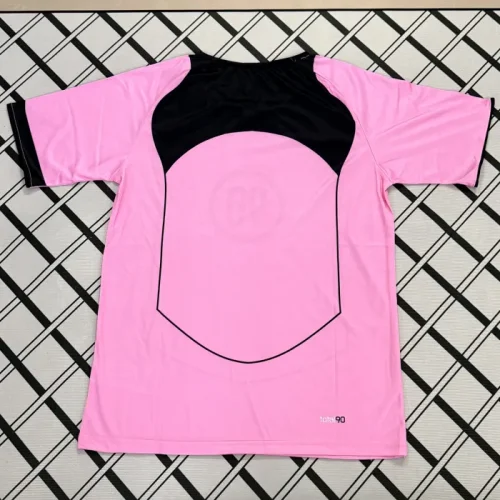 Total 90 Pink Retro-style soccer jersey