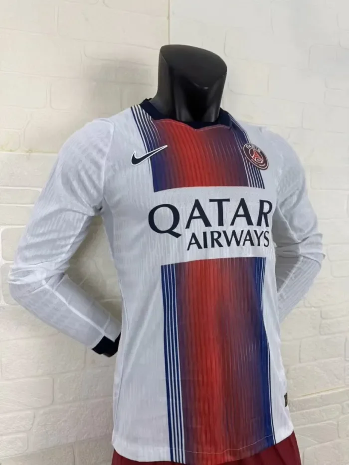 Paris Saint Germain Away Men Long Sleeve Player Jersey 26/27