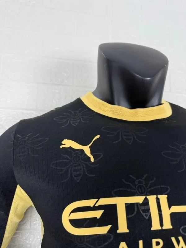Manchester City Away Player Long Sleeve Men Jersey 26/27