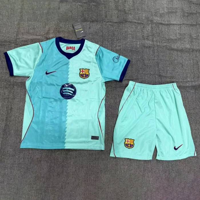 Barcelona Third Kids Suit & Socks 26/27