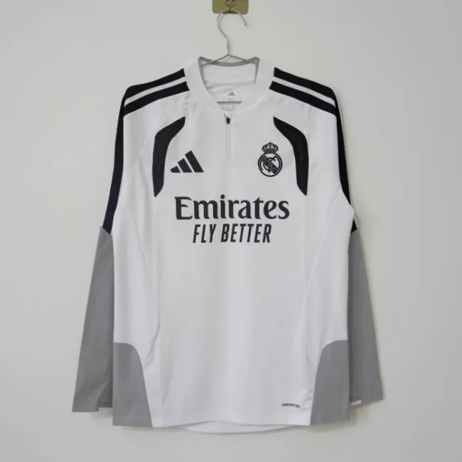 Real Madrid Player Version Quarter-Zip Training Top 2026