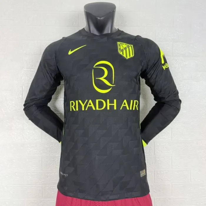 Atletico Madrid Away Player Long Sleeve Man Jersey 26/27