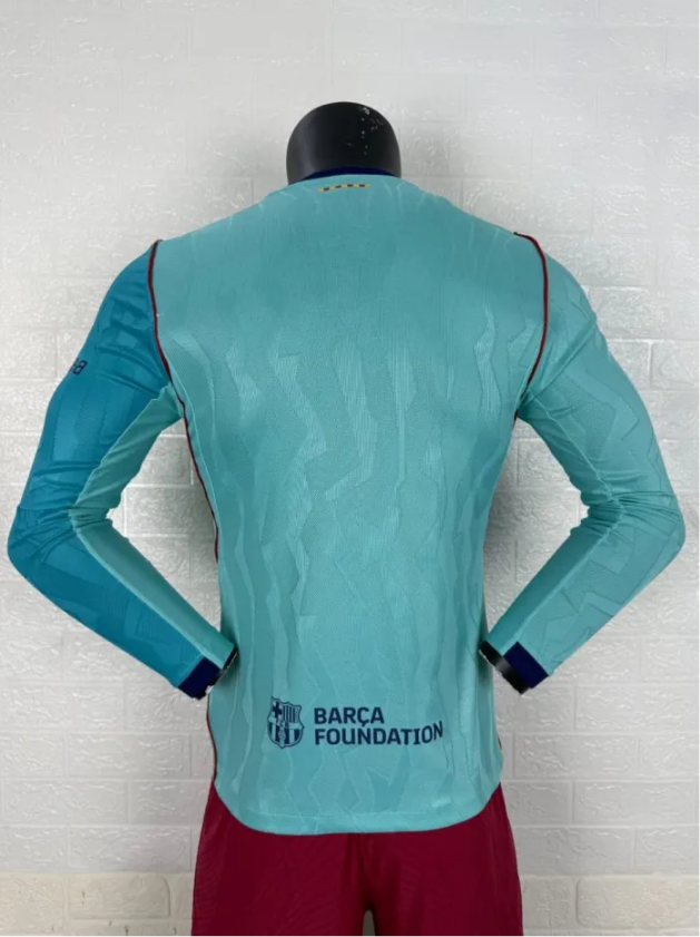Barcelona Third Player Long Sleeve Jersey 26/27