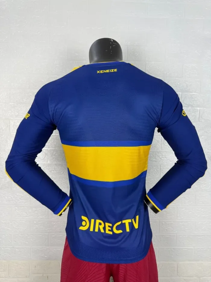 Boca Home Player Long Sleeve Men Jersey 26/27