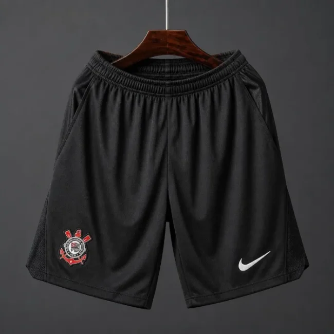 Corinthians Home Black Shorts 26/27