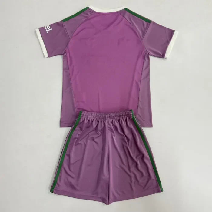 Arsenal Green Purple Goalkeeper Kids Suit 26/27