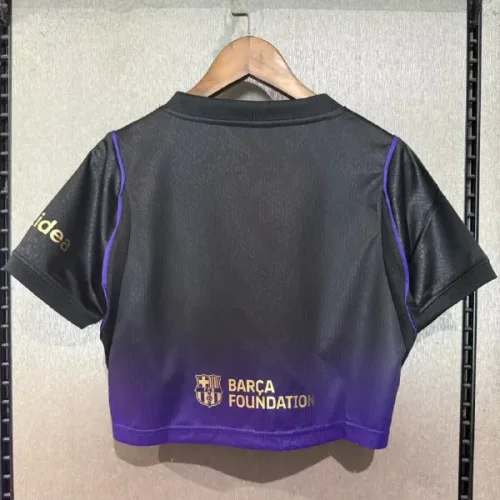 Barcelona Away Woman Cropped Jersey
