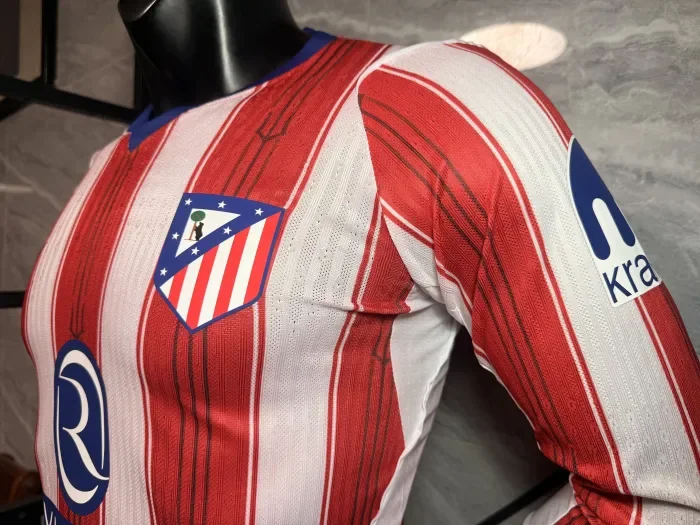 Atletico Madrid Home Player Long Sleeve Man Jersey 26/27