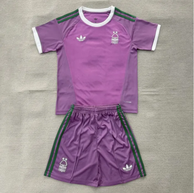 Nottingham Forest Purple Goalkeeper Kids Suit 26/27