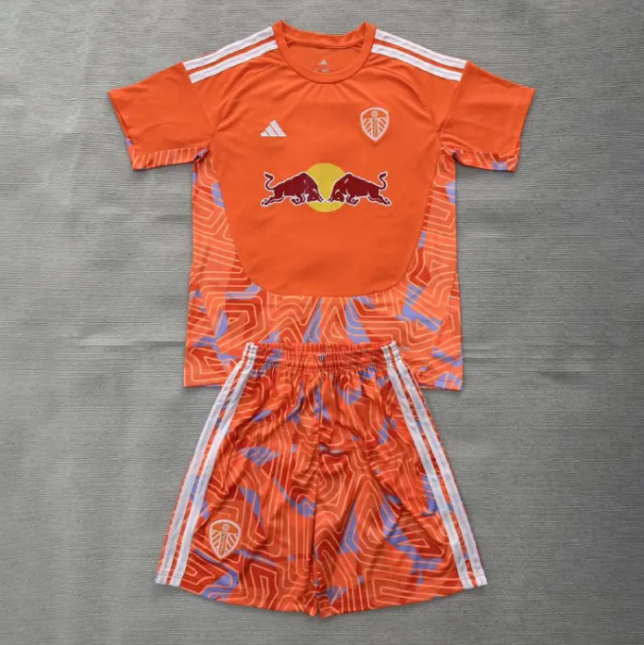 Leeds United Orange Goalkeeper Kids Suit 26/27