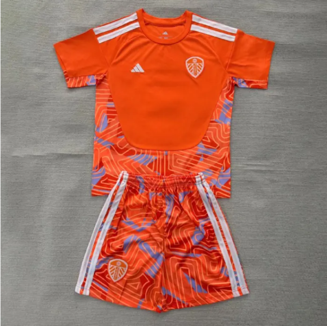 Leeds United Orange Goalkeeper Kids Suit 26/27