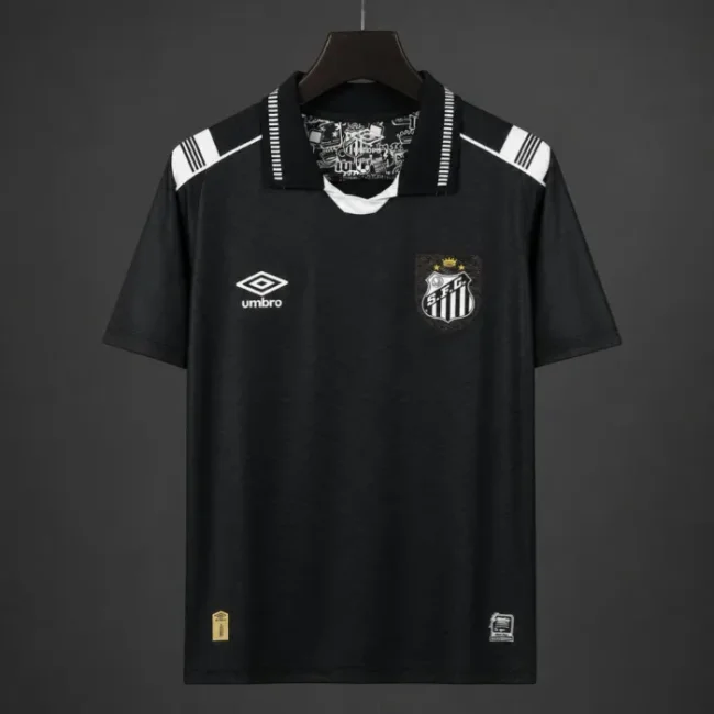 Santos Third Black Man Jersey 26/27