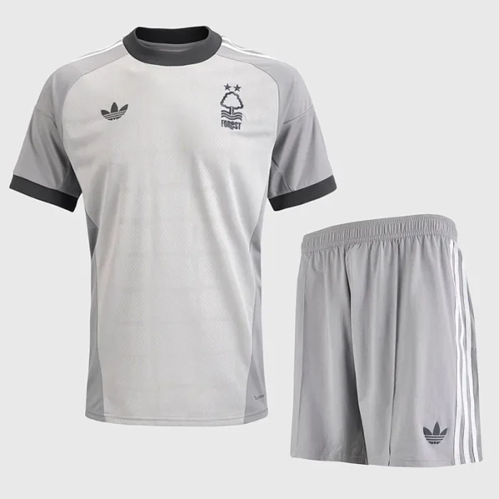 Nottingham Forest Grey Goalkeeper Men Jersey Suit 26/27