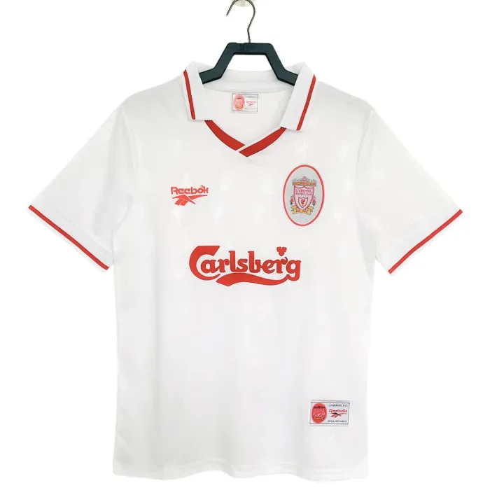 Liverpool White Retro Jersey 96/97
