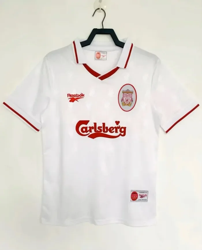 Liverpool White Retro Jersey 96/97