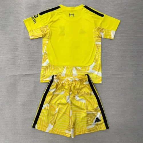 Liverpool Yellow Goalkeeper Kids Suit 26/27