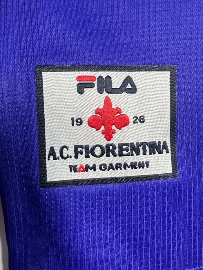 Fiorentina Home Long Sleeve Retro Jersey 98/99