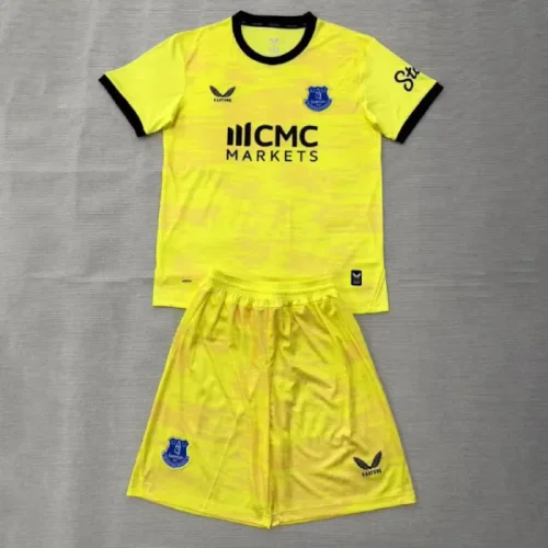 Everton Yellow Goalkeeper Men Jersey Suit 26/27