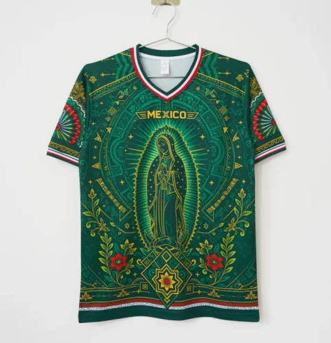 Mexico Virgin of Guadalupe Man Jersey 26/27