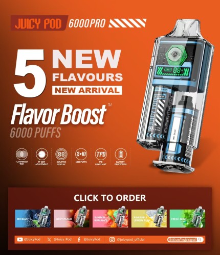 JUICY POD 6000 Puff PRO 